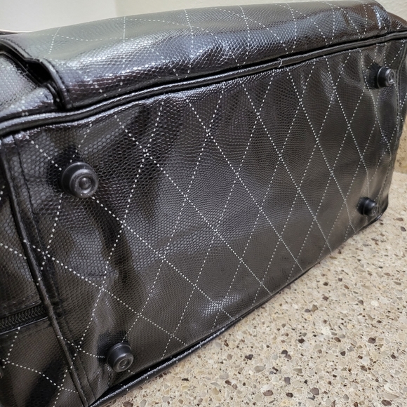 MARY KAY Tote Bag Black Cream Consultant Travel Case Organizer - Picture 5 of 7